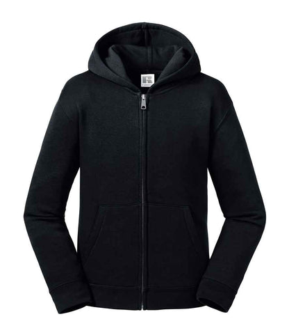 Russell Athletic Kids Authentic Zip Hooded Sweatshirt in Black