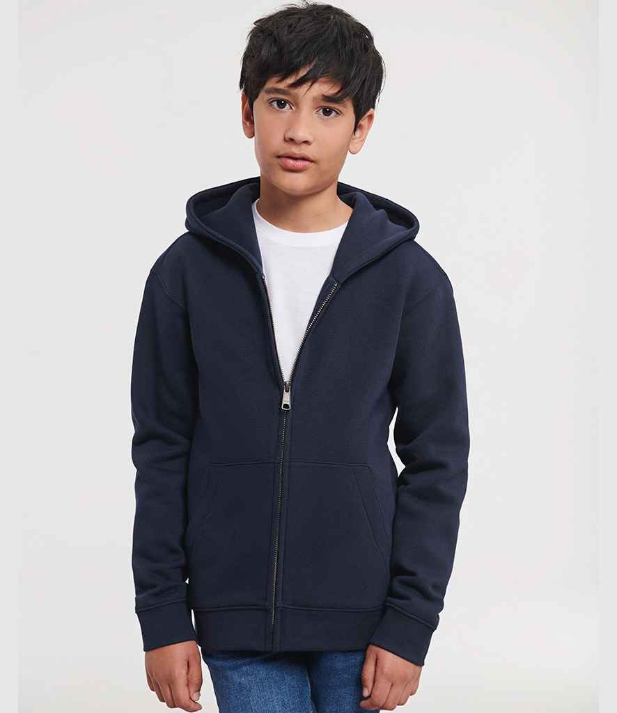 Russell Russell Athletic Kids Authentic Zip Hooded Sweatshirt French Navy