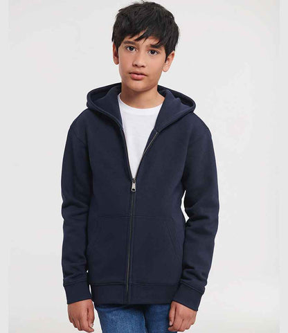 Russell Russell Athletic Kids Authentic Zip Hooded Sweatshirt French Navy
