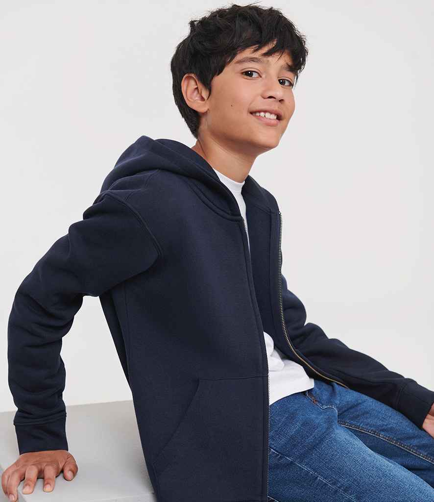 Russell Russell Athletic Kids Authentic Zip Hooded Sweatshirt French Navy