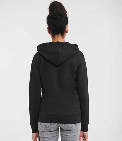 Russell Russell Athletic Ladies Authentic Zip Hooded Sweatshirt Black