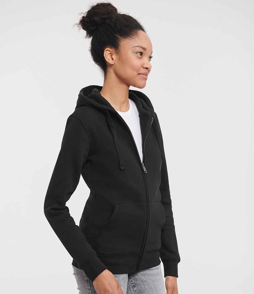 Russell Russell Athletic Ladies Authentic Zip Hooded Sweatshirt Black