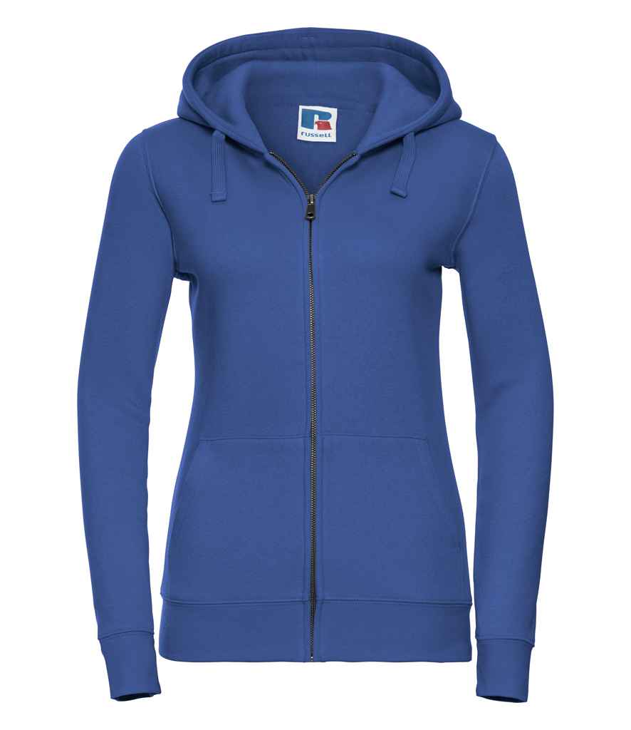 Russell Russell Athletic Ladies Authentic Zip Hooded Sweatshirt Bright Royal