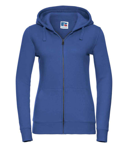 Russell Russell Athletic Ladies Authentic Zip Hooded Sweatshirt Bright Royal