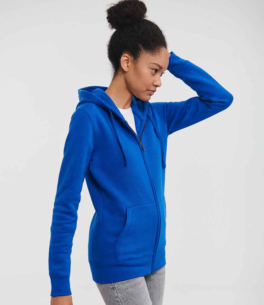 Russell Russell Athletic Ladies Authentic Zip Hooded Sweatshirt Bright Royal