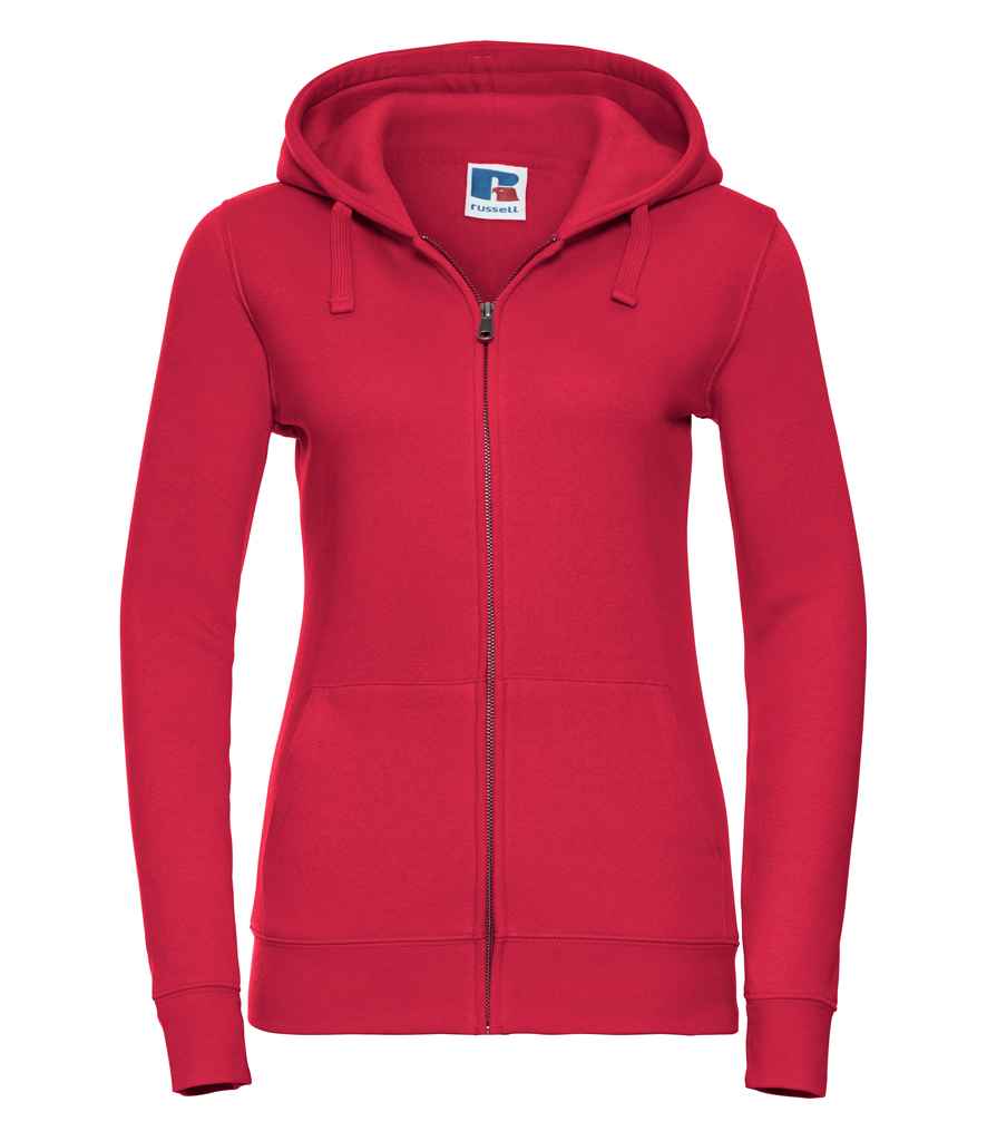 Russell Russell Athletic Ladies Authentic Zip Hooded Sweatshirt Classic Red