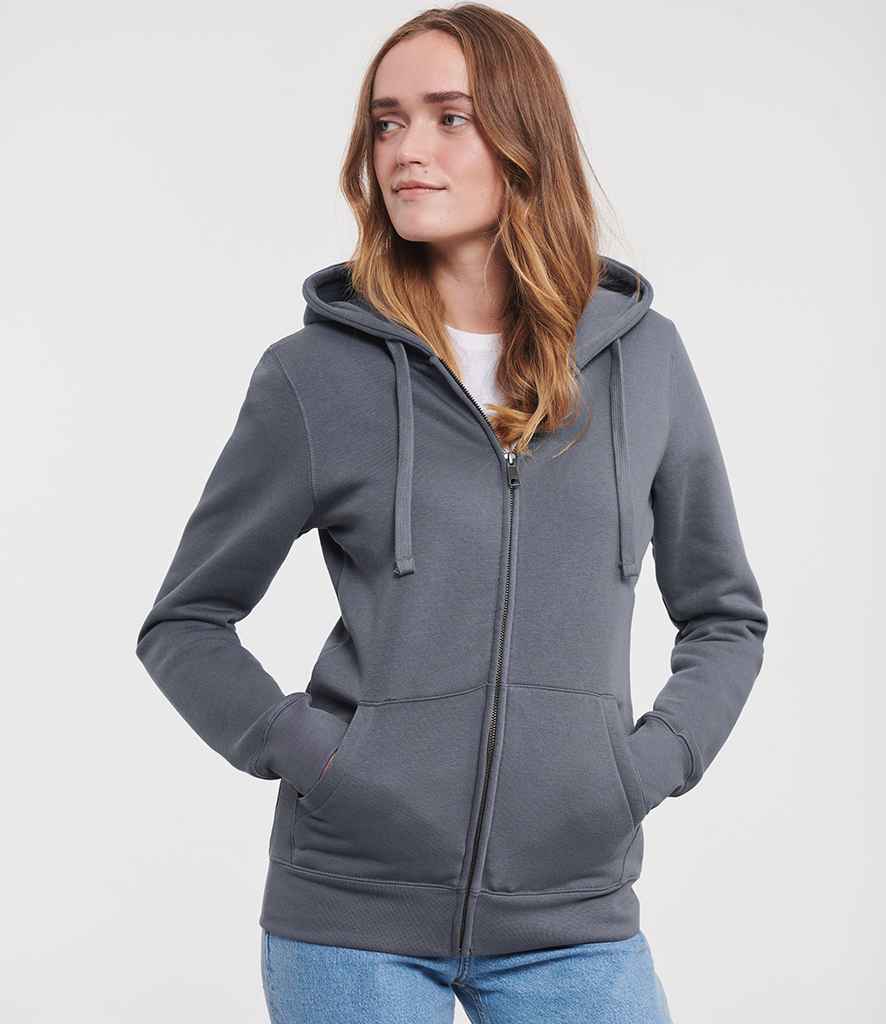 Russell Athletic Ladies Authentic Zip Hooded Sweatshirt