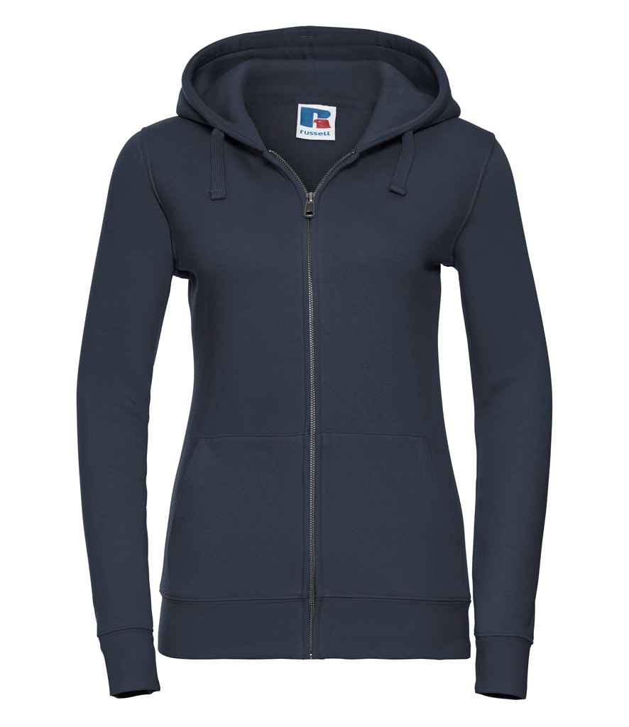 Russell Russell Athletic Ladies Authentic Zip Hooded Sweatshirt French Navy