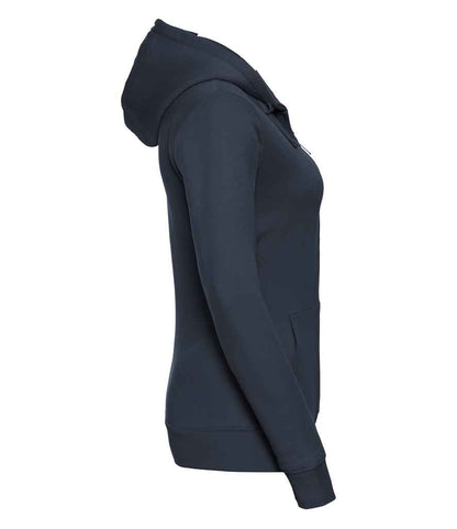 Russell Russell Athletic Ladies Authentic Zip Hooded Sweatshirt French Navy