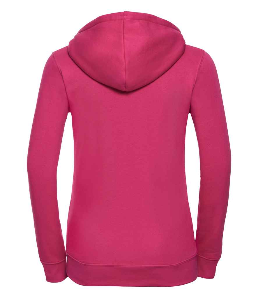 Russell Russell Athletic Ladies Authentic Zip Hooded Sweatshirt Fuchsia
