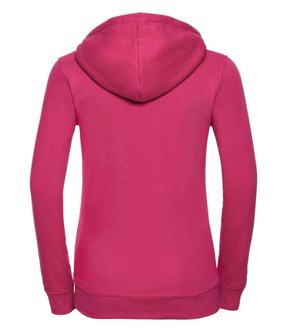 Russell Russell Athletic Ladies Authentic Zip Hooded Sweatshirt Fuchsia