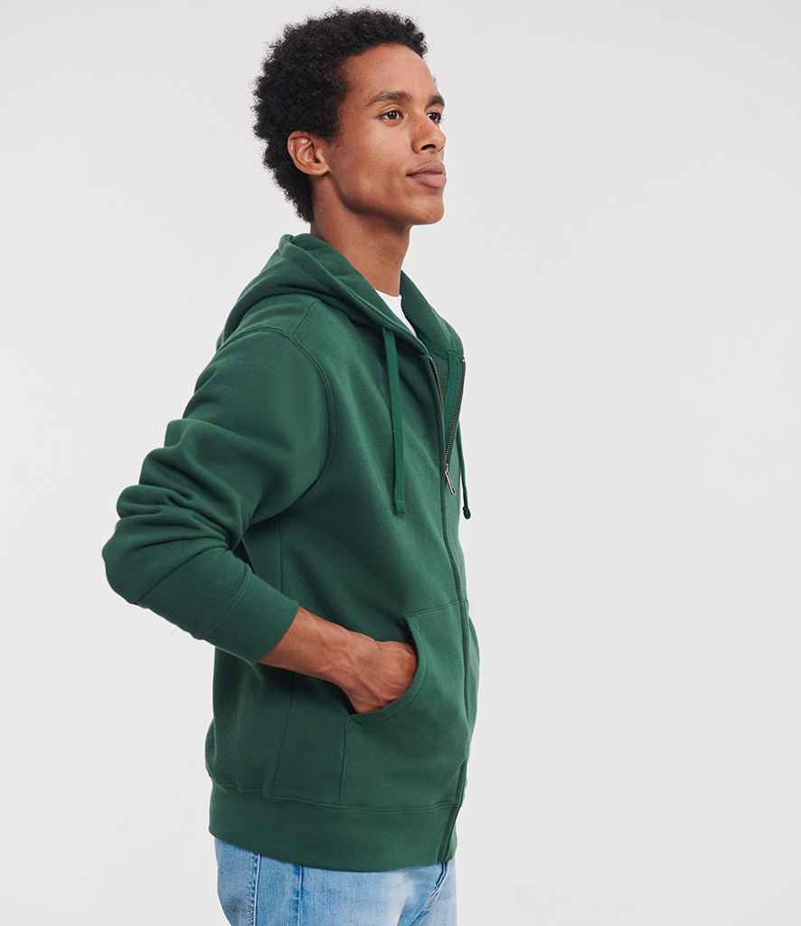 Russell Russell Athletic Authentic Zip Hooded Sweatshirt Bottle Green