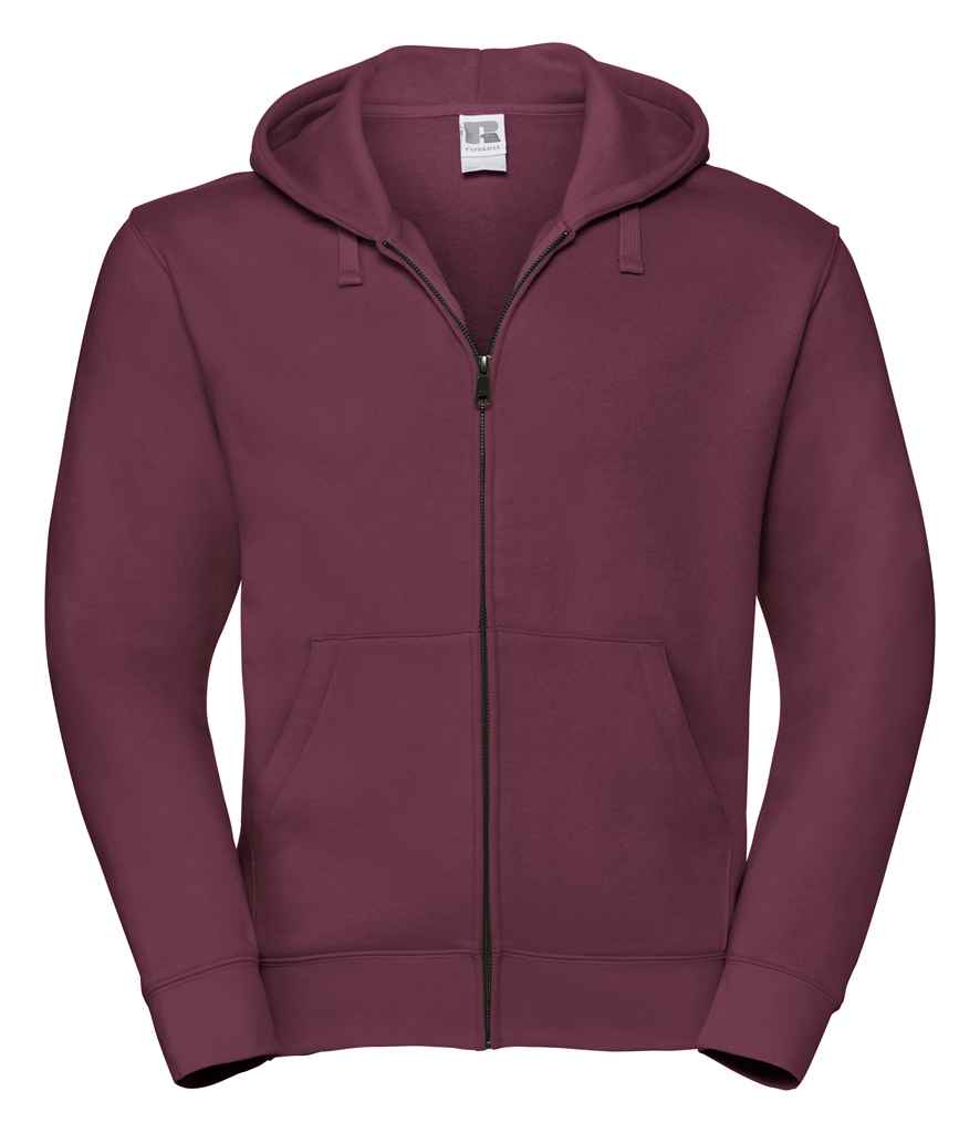 Russell Russell Athletic Authentic Zip Hooded Sweatshirt Burgundy