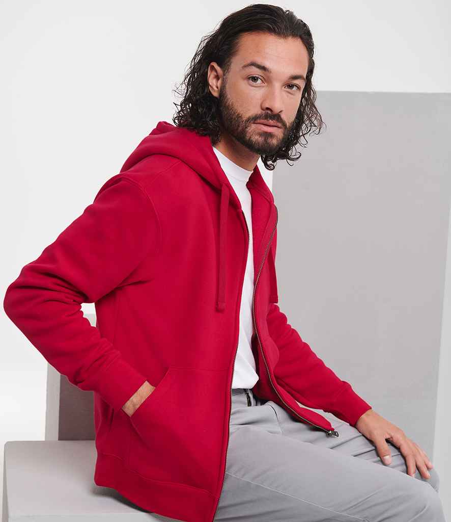 Russell Russell Athletic Authentic Zip Hooded Sweatshirt Classic Red