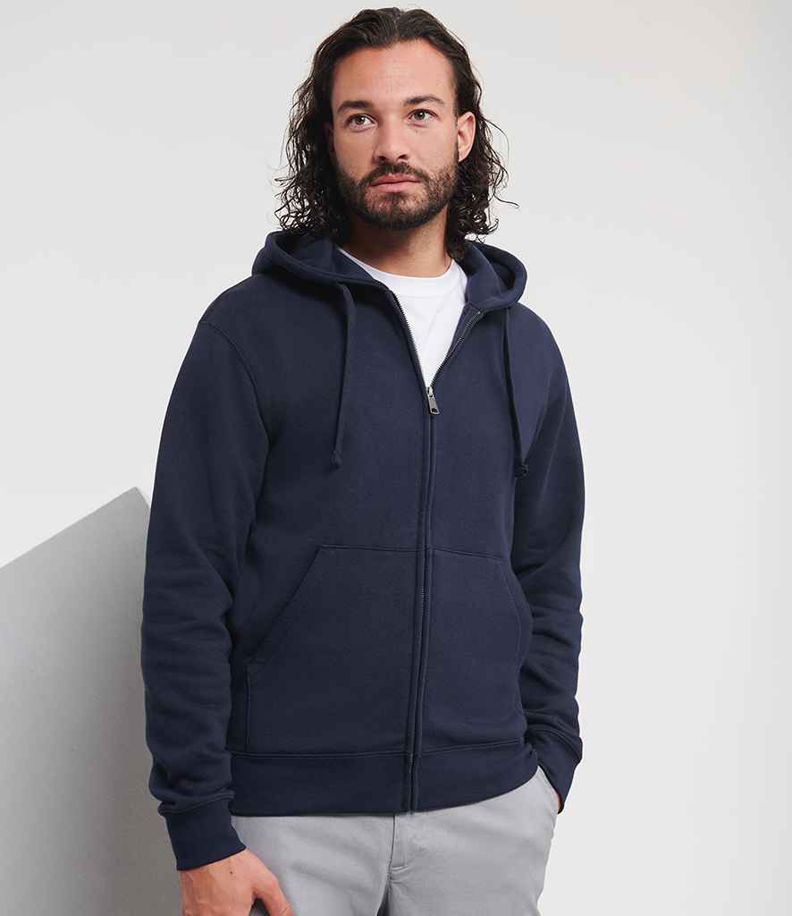 Russell Russell Athletic Authentic Zip Hooded Sweatshirt French Navy
