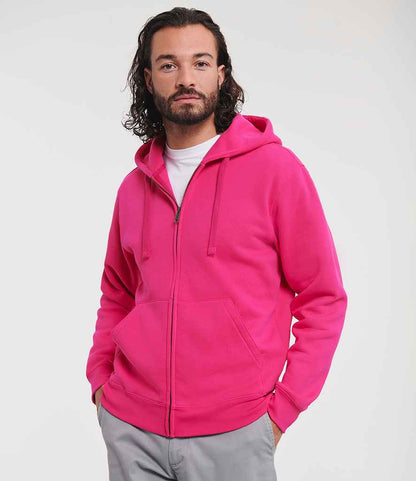 Russell Russell Athletic Authentic Zip Hooded Sweatshirt Fuchsia