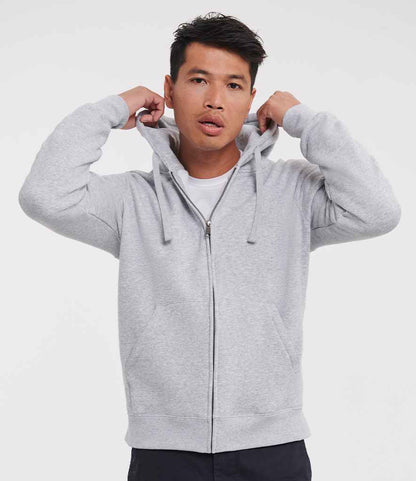 Russell Russell Athletic Authentic Zip Hooded Sweatshirt Light Oxford
