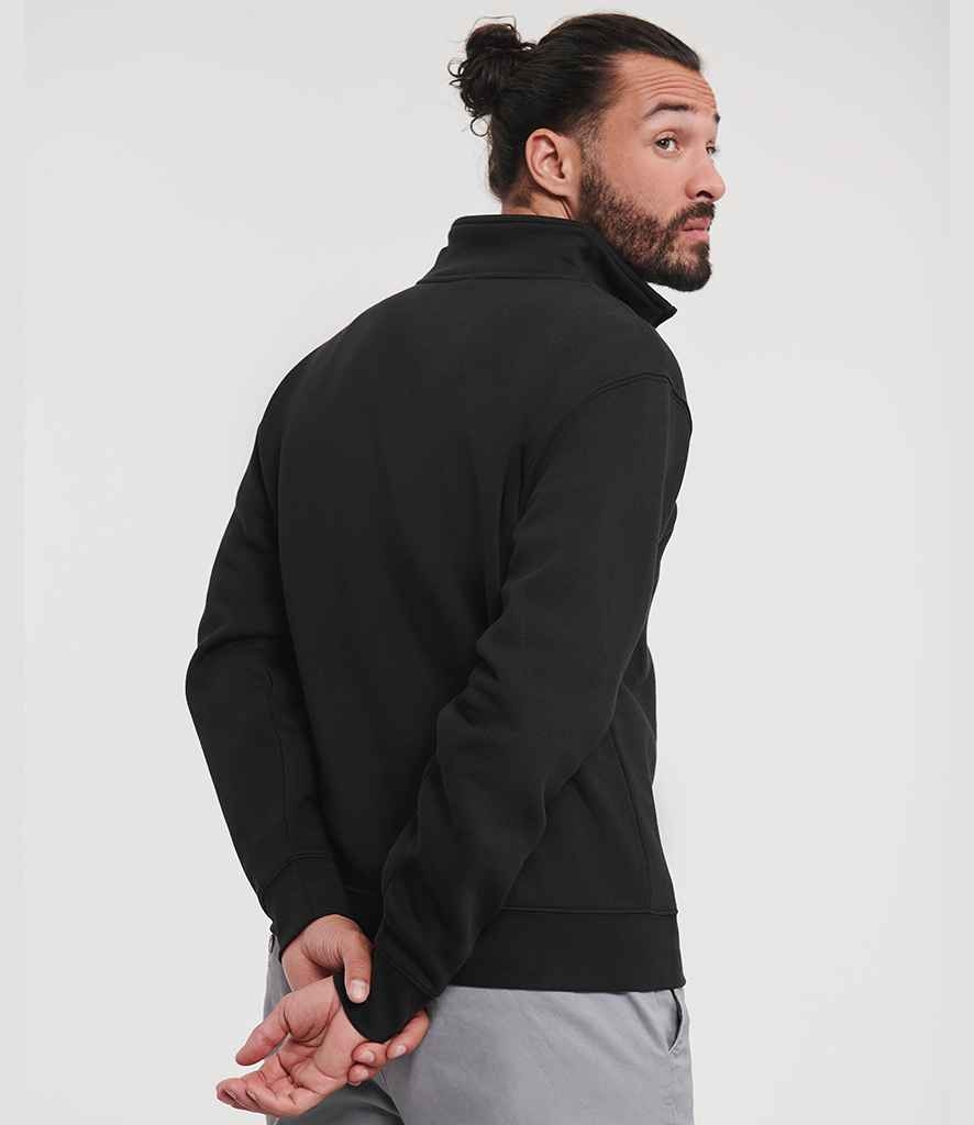 Russell Russell Athletic Authentic Zip Neck Sweatshirt Black