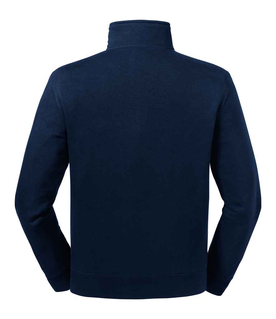 Russell Russell Athletic Authentic Zip Neck Sweatshirt French Navy