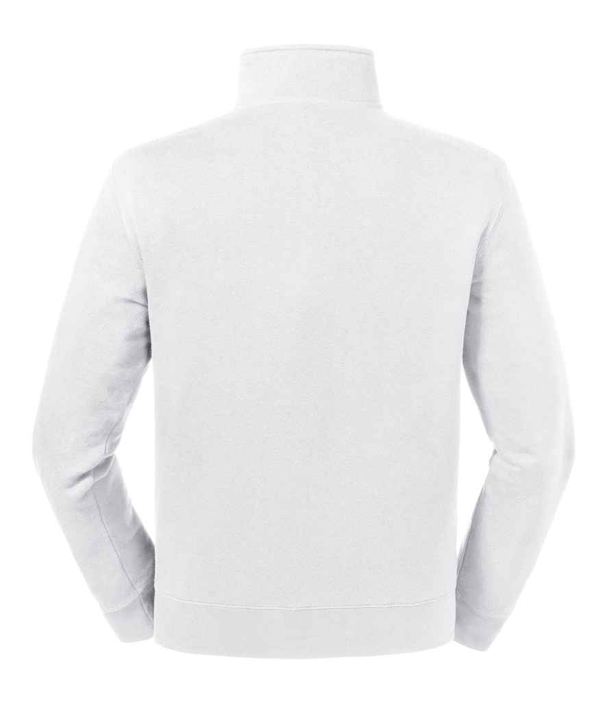 Russell Russell Athletic Authentic Zip Neck Sweatshirt White