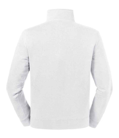Russell Russell Athletic Authentic Zip Neck Sweatshirt White