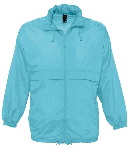 SOL'S Unisex Surf Windbreaker Jacket - Atoll Blue