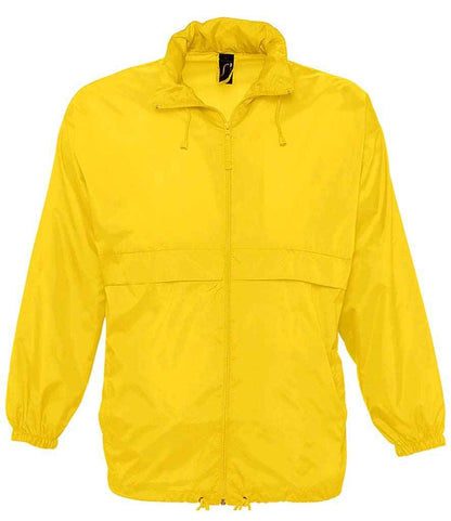 SOL'S Unisex Surf Windbreaker Jacket - Gold