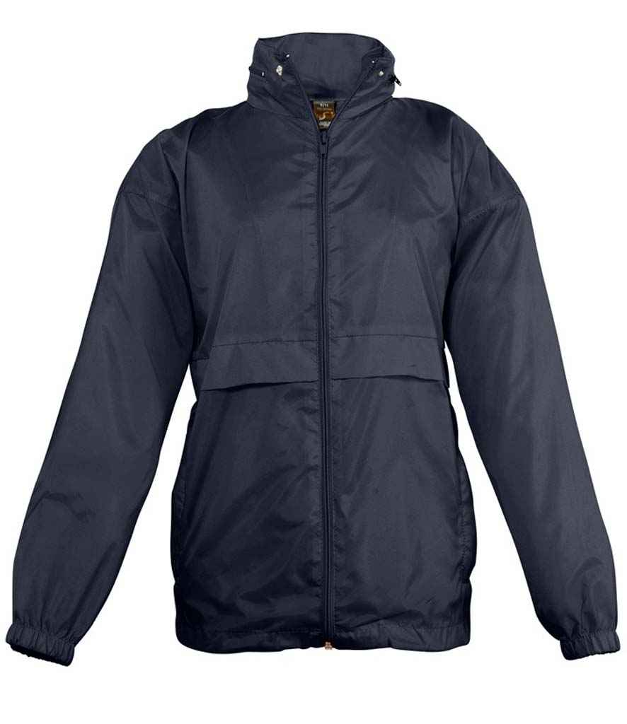 SOL'S Kids Surf Windbreaker Jacket - Navy