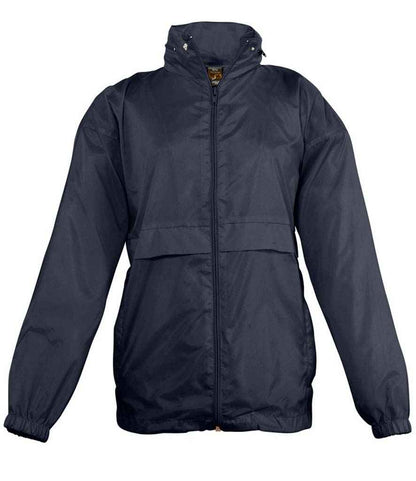 SOL'S Kids Surf Windbreaker Jacket - Navy