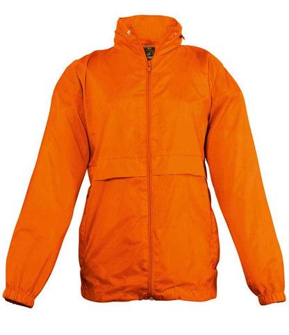 SOL'S Kids Surf Windbreaker Jacket - Orange