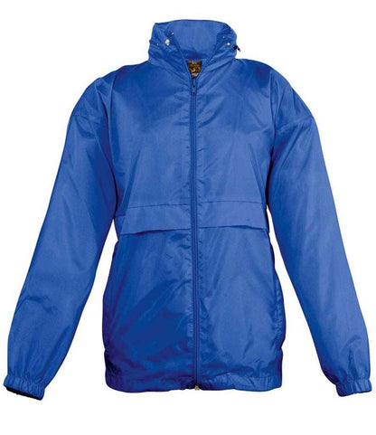 SOL'S Kids Surf Windbreaker Jacket - Royal Blue