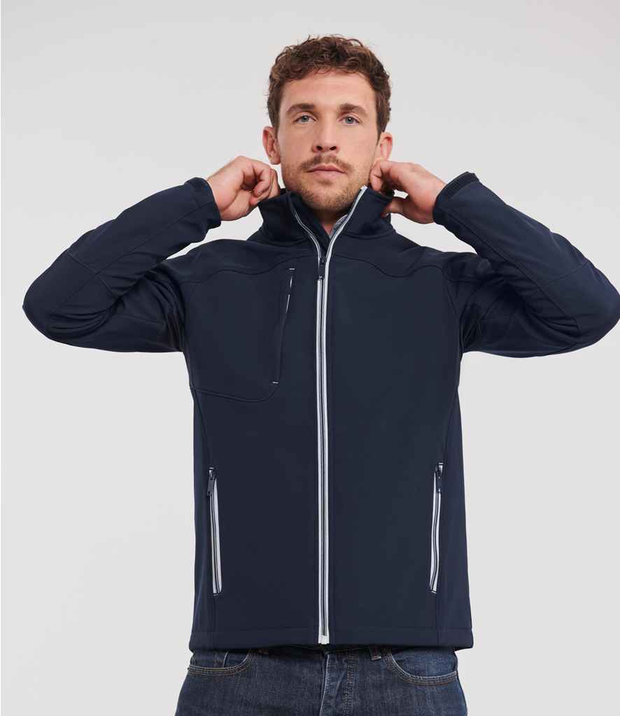 Russell Russell Athletic Bionic Soft Shell Jacket French Navy