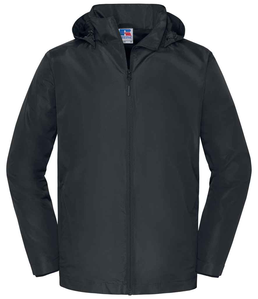 Russell Athletic Essential Weather Shell Jacket in Black