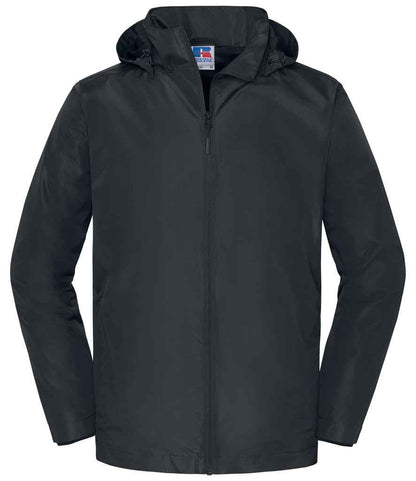 Russell Athletic Essential Weather Shell Jacket in Black