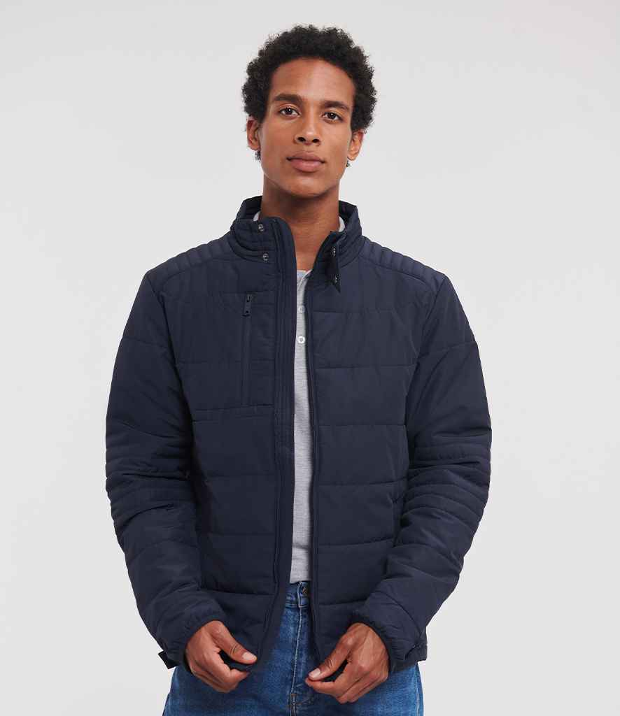 Russell Russell Athletic Cross Padded Jacket French Navy