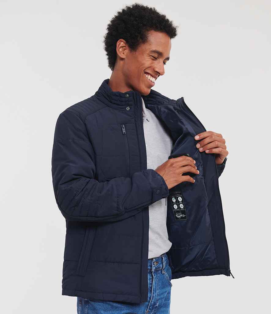 Russell Russell Athletic Cross Padded Jacket French Navy