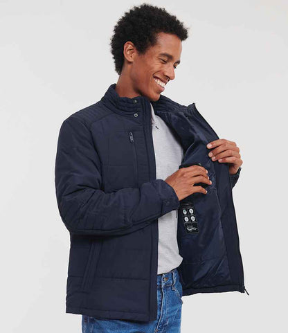 Russell Russell Athletic Cross Padded Jacket French Navy