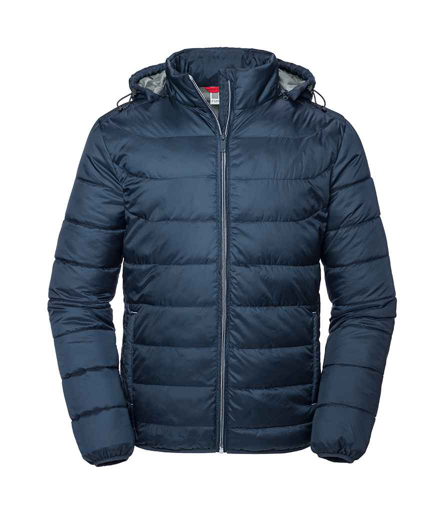 Russell Russell Athletic Hooded Nano Padded Jacket French Navy