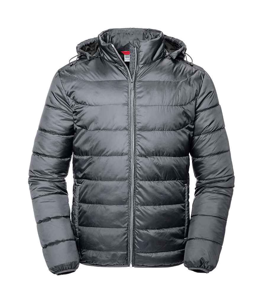 Russell Russell Athletic Hooded Nano Padded Jacket Iron