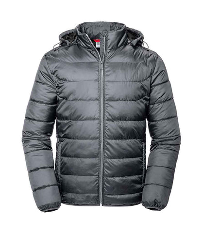 Russell Russell Athletic Hooded Nano Padded Jacket Iron