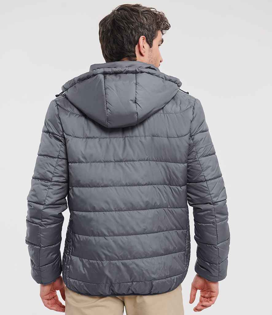 Russell Russell Athletic Hooded Nano Padded Jacket Iron