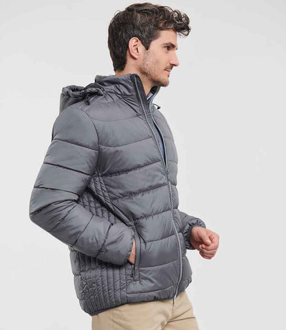Russell Russell Athletic Hooded Nano Padded Jacket Iron