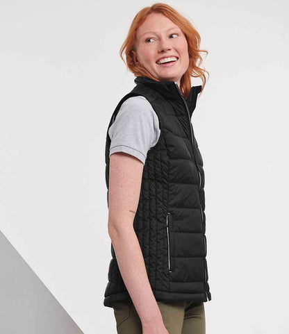 Russell Russell Athletic Ladies Nano Padded Bodywarmer Black