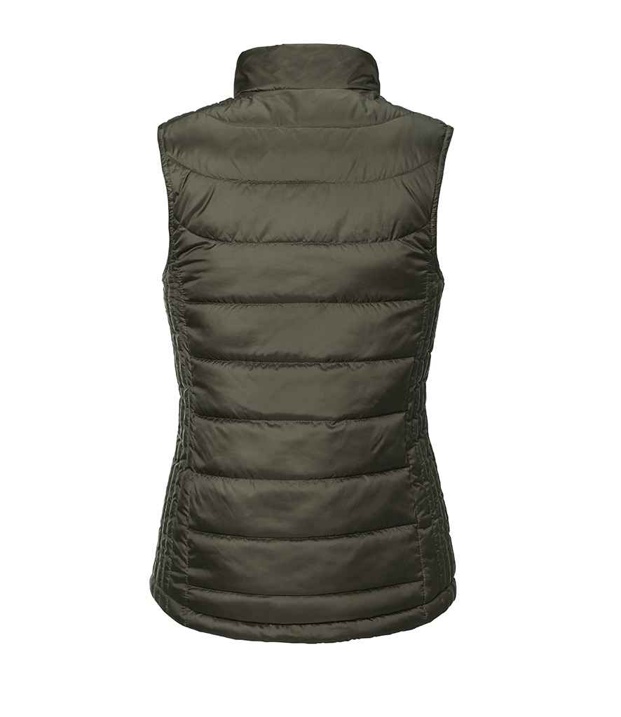 Russell Russell Athletic Ladies Nano Padded Bodywarmer Dark Olive