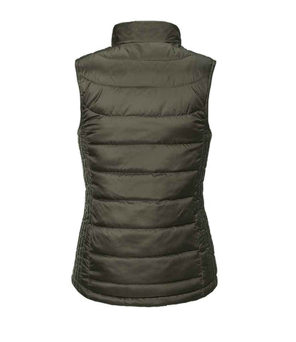 Russell Russell Athletic Ladies Nano Padded Bodywarmer Dark Olive