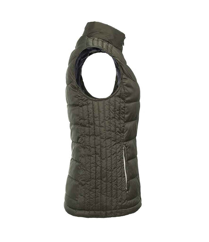 Russell Russell Athletic Ladies Nano Padded Bodywarmer Dark Olive