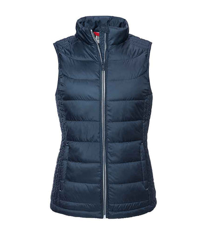 Russell Russell Athletic Ladies Nano Padded Bodywarmer French Navy