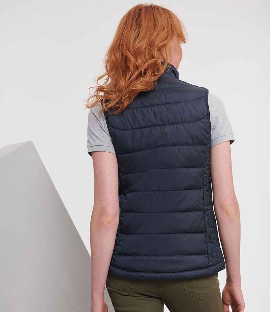 Russell Russell Athletic Ladies Nano Padded Bodywarmer French Navy