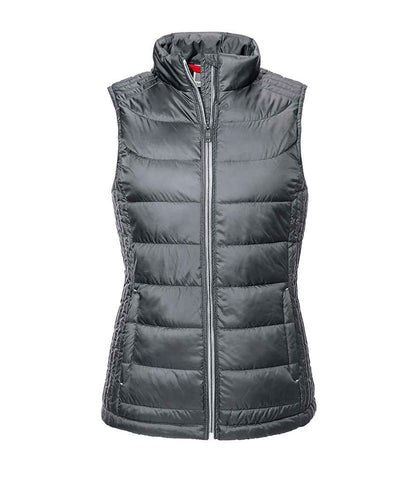 Russell Russell Athletic Ladies Nano Padded Bodywarmer Iron