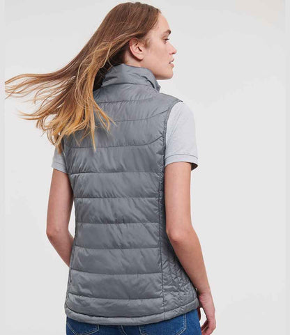 Russell Russell Athletic Ladies Nano Padded Bodywarmer Iron